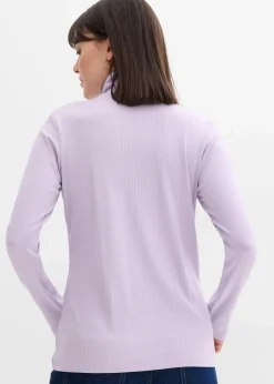 Hot Rippshirt aus softem Viskose-Mix Damen Shirts & Tops