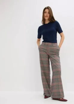 Damen bonprix Shirts & Tops|Rippshirt aus softem Viskose-Mix