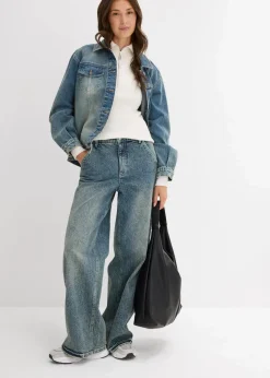 Sale Rippshirt aus softem Viskose-Mix Damen Nachhaltigere Materialien|Shirts & Tops