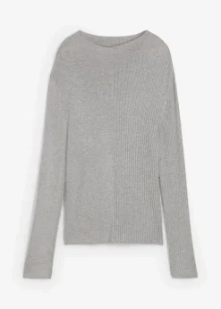 Damen bonprix Shirts & Tops|Rippshirt aus Viskose-Mix