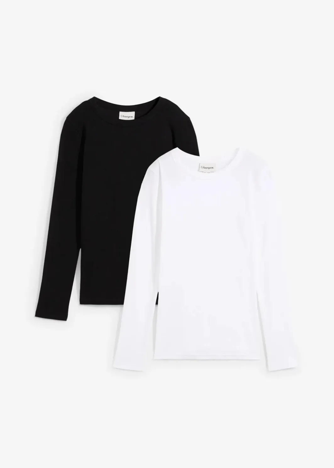 Discount Rippshirt mit reiner Bio-Baumwolle, (2er Pack) Damen Shirts & Tops|Basics