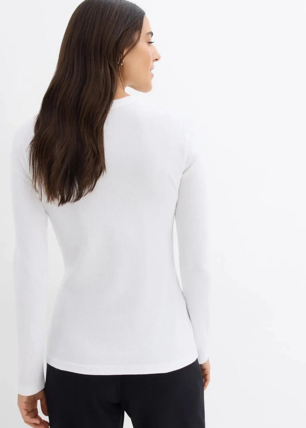 Discount Rippshirt mit reiner Bio-Baumwolle, (2er Pack) Damen Shirts & Tops|Basics