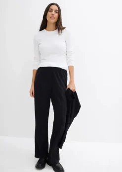 Discount Rippshirt mit reiner Bio-Baumwolle, (2er Pack) Damen Shirts & Tops|Basics