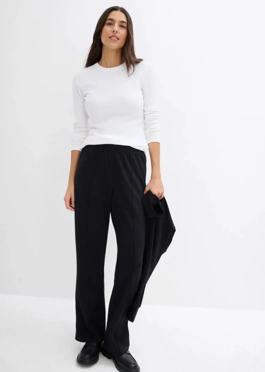 Discount Rippshirt mit reiner Bio-Baumwolle, (2er Pack) Damen Shirts & Tops|Basics