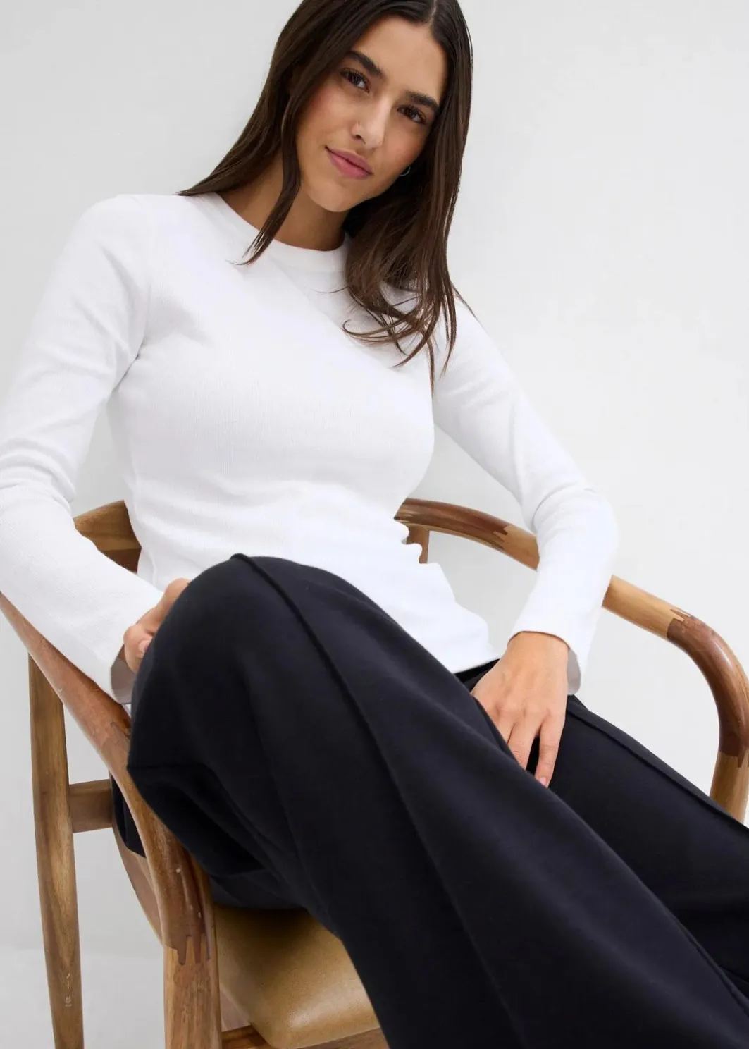 Discount Rippshirt mit reiner Bio-Baumwolle, (2er Pack) Damen Shirts & Tops|Basics