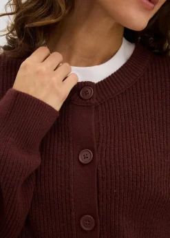 Best Rippstrickjacke, Rundhals Damen Bekleidung·Umstandsmode|Bekleidung·Röcke
