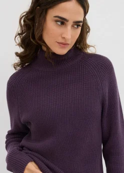 Discount Rippstrickpullover aus reiner Bio-Baumwolle Damen Bekleidung·Umstandsmode|Strickmode