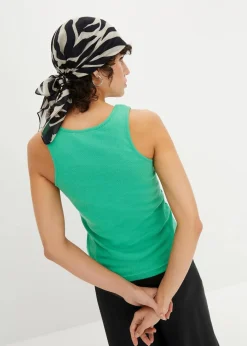 Damen bonprix Unterhemden|Basics|Ripp-Top aus reiner Bio-Baumwolle