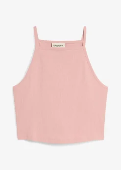 Damen bonprix Nachhaltigere Materialien|Shirts & Tops|Ripp-Top aus reiner Bio-Baumwolle