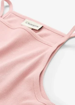 Damen bonprix Nachhaltigere Materialien|Shirts & Tops|Ripp-Top aus reiner Bio-Baumwolle