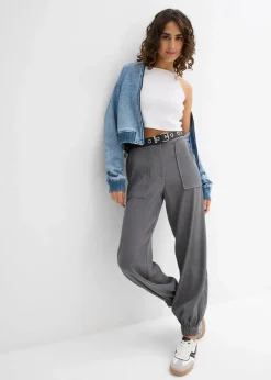 Damen bonprix Shirts & Tops|Nachhaltigere Materialien|Ripp-Top aus reiner Bio-Baumwolle