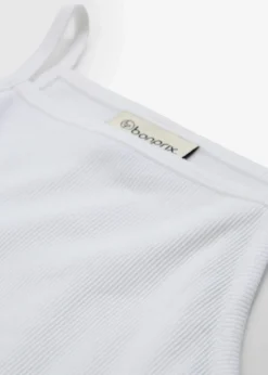 Damen bonprix Shirts & Tops|Nachhaltigere Materialien|Ripp-Top aus reiner Bio-Baumwolle
