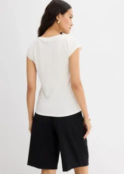Outlet Ripp-Top aus softem Modal-Mix Damen Shirts & Tops