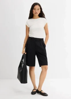 Outlet Ripp-Top aus softem Modal-Mix Damen Shirts & Tops