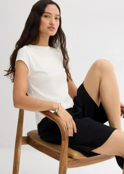 Outlet Ripp-Top aus softem Modal-Mix Damen Shirts & Tops