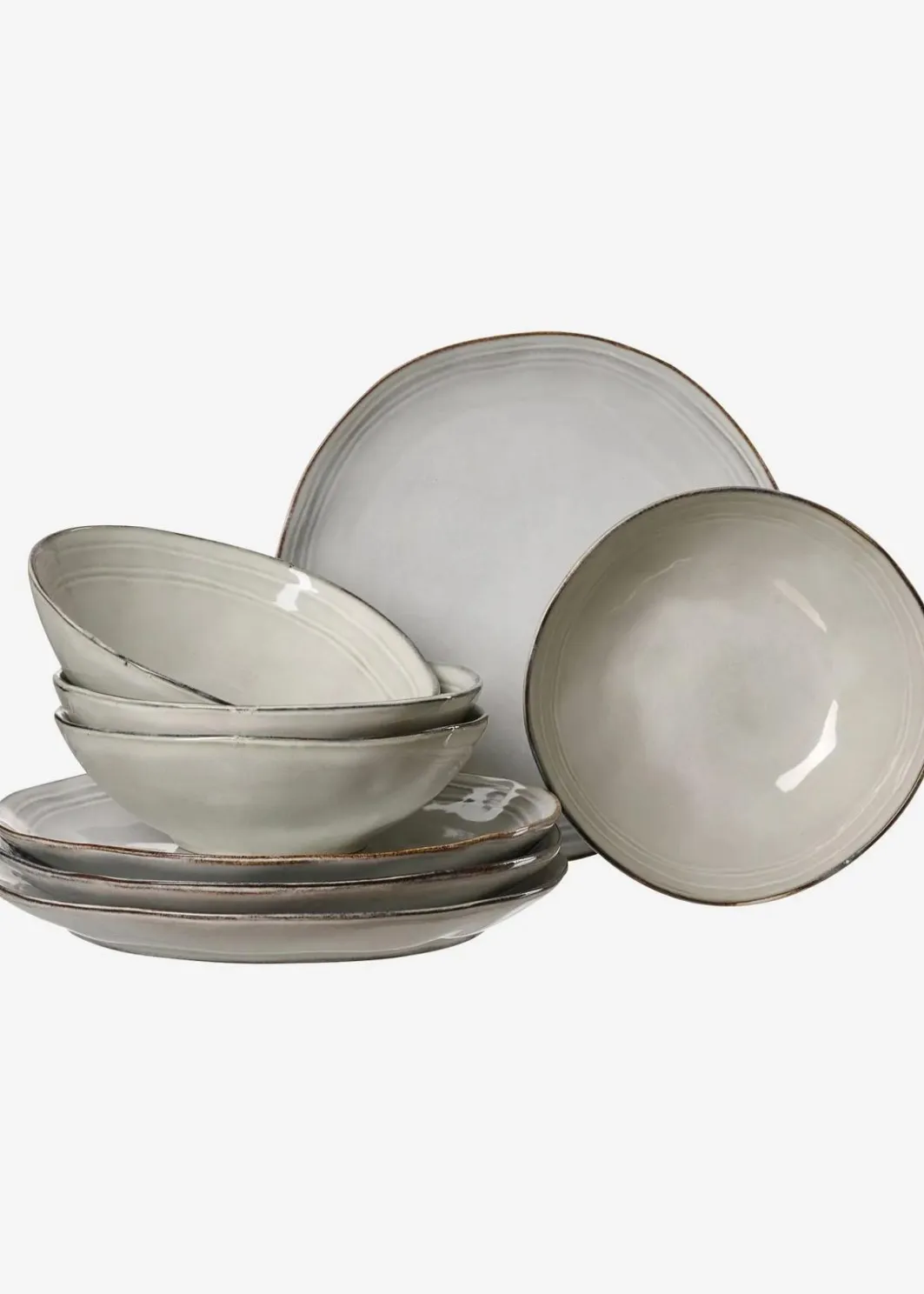 Discount Geschirr-Set (8-tlg. Set) Geschirr & Servieren