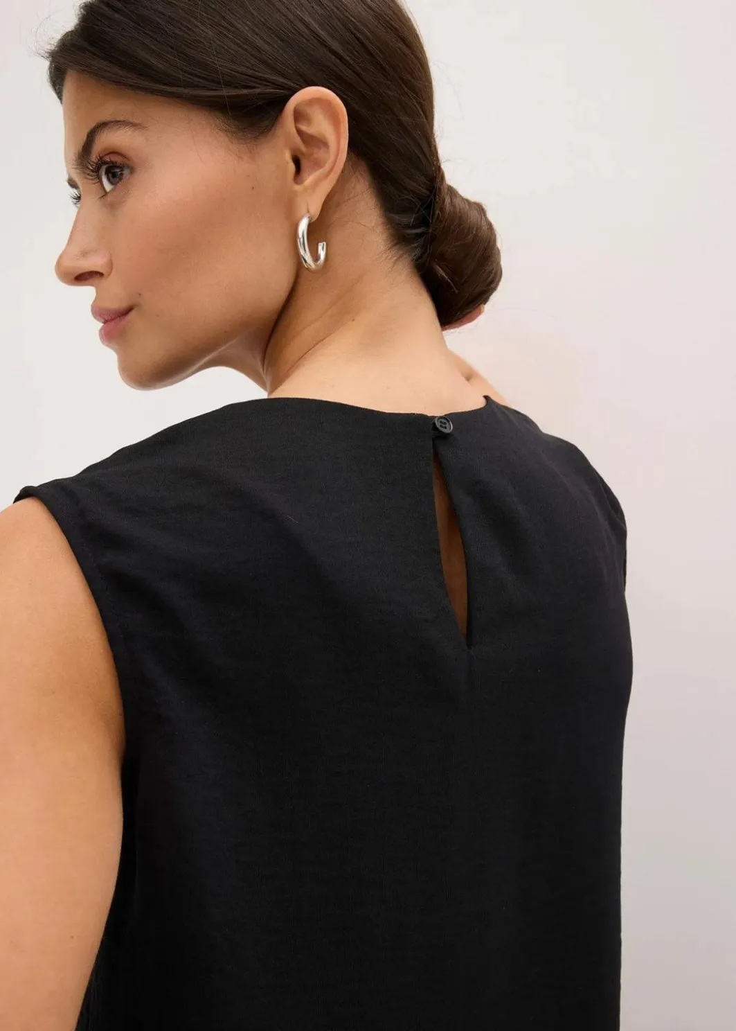 Damen bonprix Bekleidung·Jacken & Mäntel|Blusen & Tuniken|Ärmelloses Blusentop mit Knoten