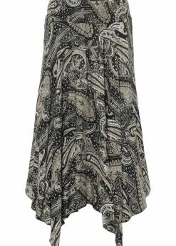 Outlet Rock mit asymmetrischem Saum Damen Röcke|Nachhaltigere Materialien