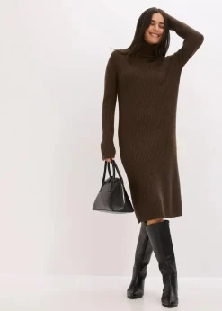 Sale Rollkragen Rippstrickkleid Damen Bekleidung·Umstandsmode|Bekleidung·Pullover & Strickjacken