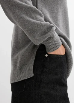 Hot Rollkragenpullover aus reiner Baumwolle Damen Bekleidung·Umstandsmode|Strickmode