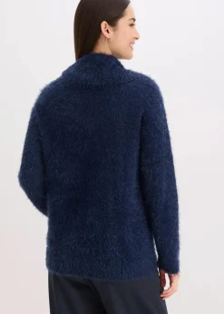 Damen bonprix Bekleidung·Umstandsmode|Pullover & Strickjacken|Rollkragenpullover aus weichem Federgarn