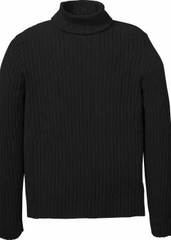 Herren bonprix Große Größen|Pullover & Strickjacken|Rollkragenpullover in Rippstruktur mit recycelter Baumwolle