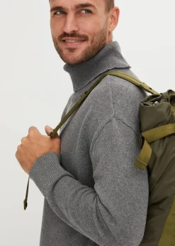 Discount Rollkragenpullover mit Baumwolle, Loose Fit Herren Pullover & Strickjacken|Große Größen