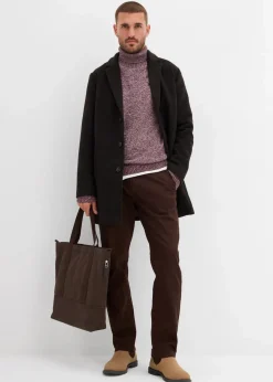 Sale Rollkragenpullover mit Baumwolle Herren Große Größen|Basics