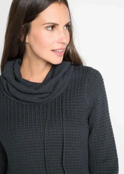 Damen bonprix Bekleidung·Umstandsmode|Pullover & Strickjacken|Rollkragenpullover mit Kordeln