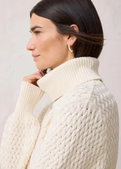 Sale Rollkragenpullover mit Merinowolle Damen Pullover & Strickjacken|Strickmode