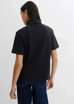 Sale Rollkragenshirt aus reiner Bio-Baumwolle Damen Shirts & Tops