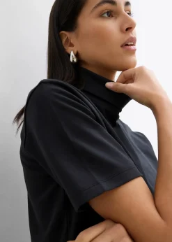 Sale Rollkragenshirt aus reiner Bio-Baumwolle Damen Shirts & Tops