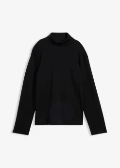 Best Rollkragenshirt aus reiner Bio-Baumwolle Damen Shirts & Tops