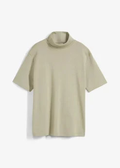Damen bonprix Shirts & Tops|Rollkragenshirt aus reiner Bio-Baumwolle