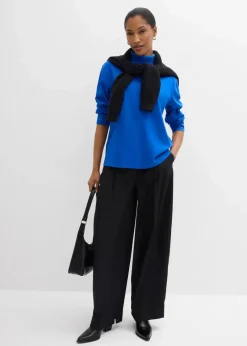 New Rollkragenshirt aus reiner Bio-Baumwolle Damen Shirts & Tops