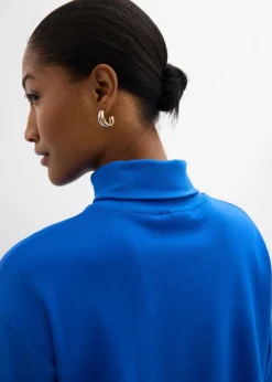 New Rollkragenshirt aus reiner Bio-Baumwolle Damen Shirts & Tops