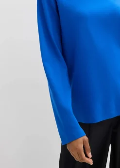 New Rollkragenshirt aus reiner Bio-Baumwolle Damen Shirts & Tops