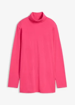 Damen bonprix Shirts & Tops|Basics|Rollkragenshirt aus reiner Bio-Baumwolle