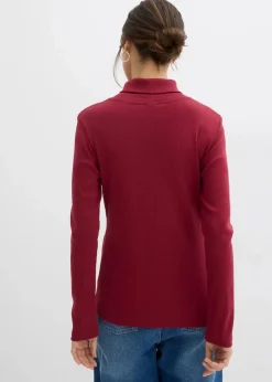 Discount Rollkragenshirt aus reiner Baumwolle Damen Nachhaltigere Materialien|Shirts & Tops