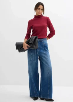 Discount Rollkragenshirt aus reiner Baumwolle Damen Nachhaltigere Materialien|Shirts & Tops