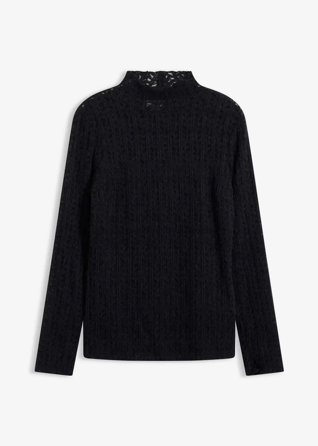 Outlet Rollkragenshirt aus Spitze Damen Shirts & Tops