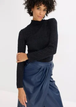 Outlet Rollkragenshirt aus Spitze Damen Shirts & Tops