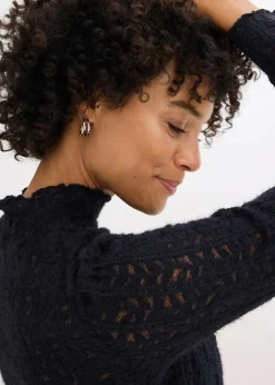Outlet Rollkragenshirt aus Spitze Damen Shirts & Tops