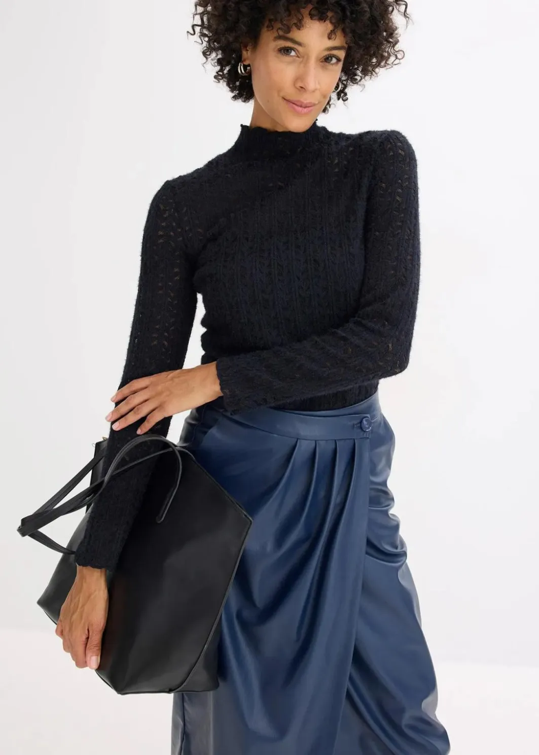 Outlet Rollkragenshirt aus Spitze Damen Shirts & Tops