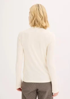 Damen bonprix Shirts & Tops|Rollkragenshirt mit dekorativen Knöpfen