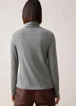 Online Rollkragenshirt mit Woll-Anteil Damen Premium|Shirts & Tops