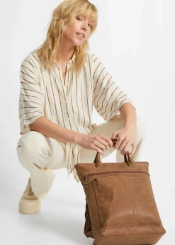 Damen bonprix Taschen|Rucksack mit Außentaschen