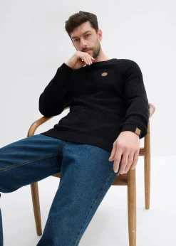 Hot Rundhalspullover aus weichem Baumwollmix Herren Pullover & Strickjacken|Basics