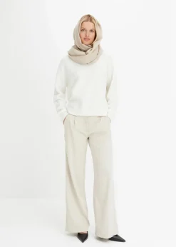 Online Rundhalspullover mit überschnittener Schulter Damen Bekleidung·Umstandsmode|Bekleidung·Jeans