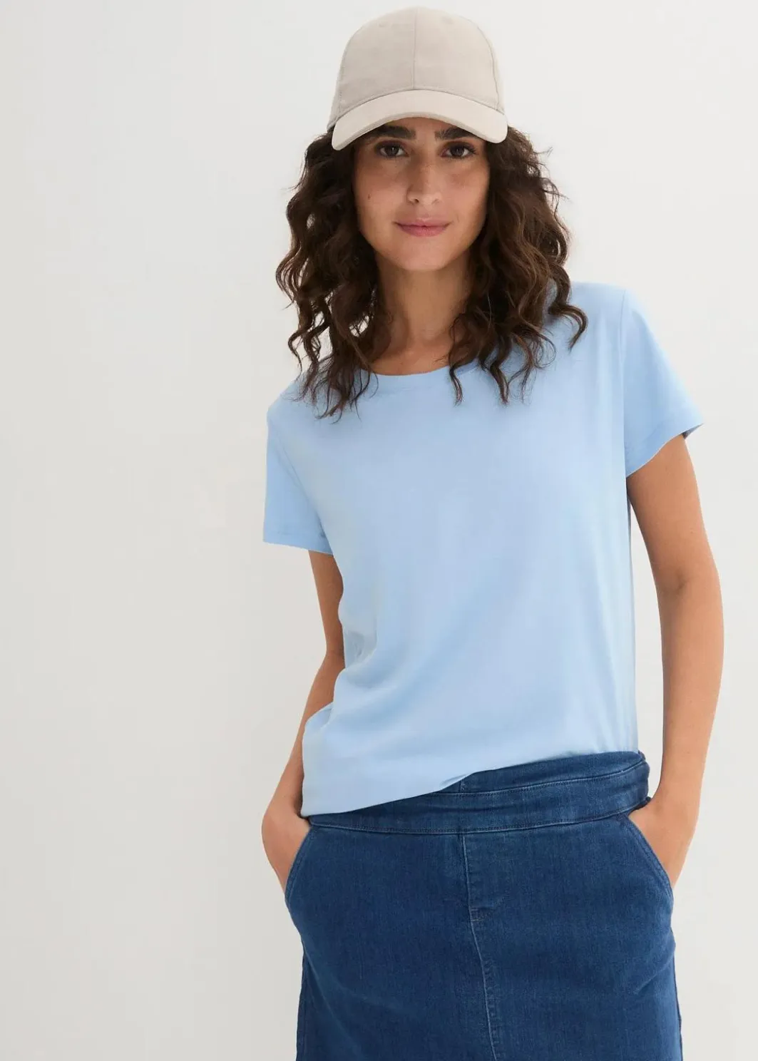 New Rundhals-Shirt (5er-Pack) Damen Shirts & Tops|Basics